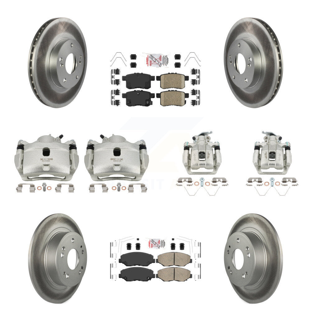 Transit Auto KCG-102387N Disc Brake Kit for 2008-2012 Honda Accord - Front and Rear product image