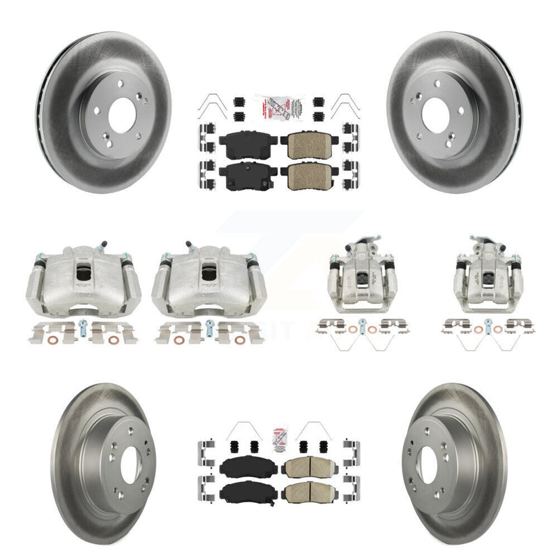 Transit Auto KCG-102388N Disc Brake Kit for 2008-2014 Honda Accord, Acura TSX - Front and Rear product image