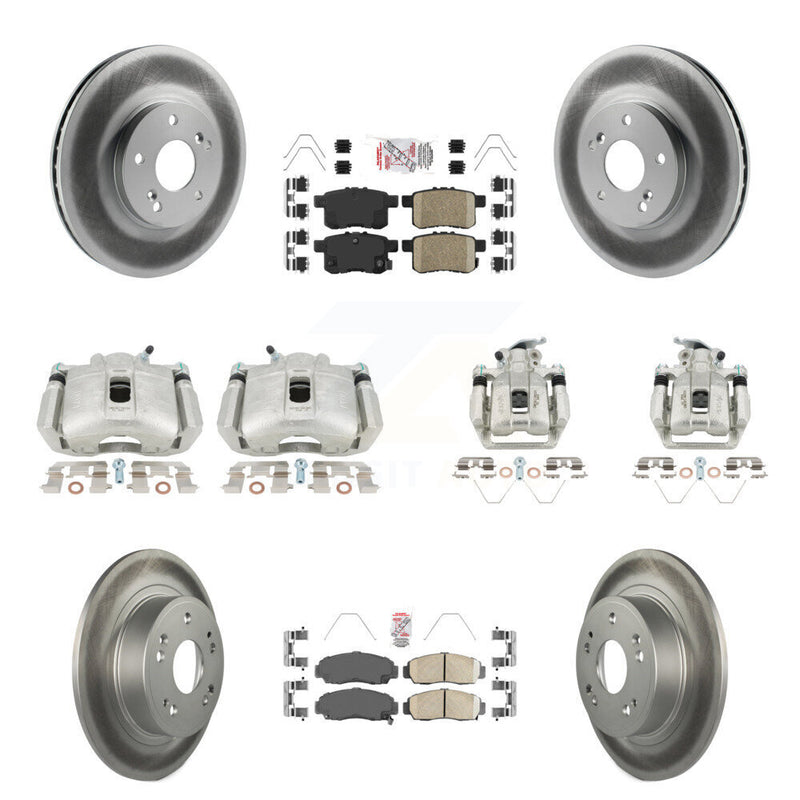 Transit Auto KCG-102389N Disc Brake Kit for 2008-2014 Honda Accord, Acura TSX - Front and Rear product image