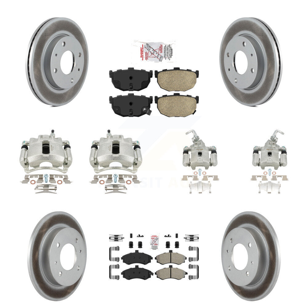 Transit Auto KCG-102402N Disc Brake Kit for 2002-2004 Hyundai Elantra - Front and Rear product image