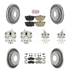Transit Auto KCG-102402N Disc Brake Kit for 2002-2004 Hyundai Elantra - Front and Rear product image
