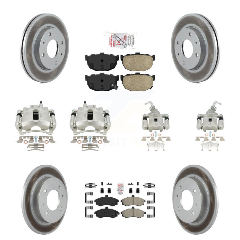 Transit Auto KCG-102402N Disc Brake Kit for 2002-2004 Hyundai Elantra - Front and Rear product image