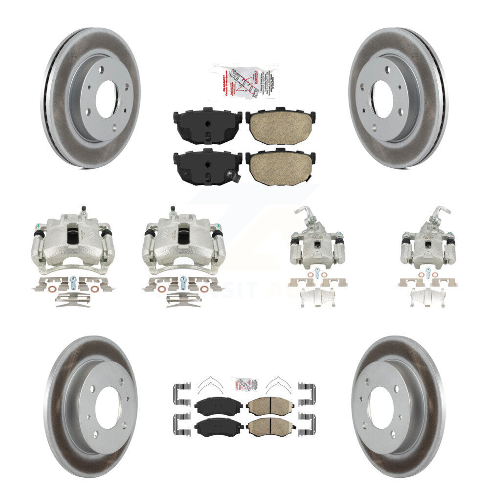 Transit Auto KCG-102403N Disc Brake Kit for 2002 Hyundai Elantra - Front and Rear product image
