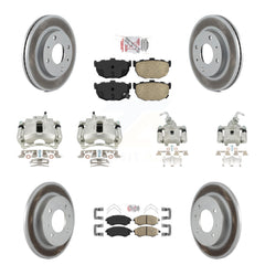 Transit Auto KCG-102403N Disc Brake Kit for 2002 Hyundai Elantra - Front and Rear product image