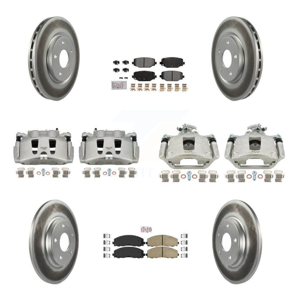 Transit Auto KCG-102406N Disc Brake Kit for 2019-2020 Dodge Grand Caravan - Front and Rear product image