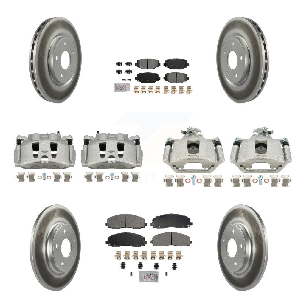 Transit Auto KCG-102408N Disc Brake Kit for 2019-2020 Dodge Grand Caravan - Front and Rear product image