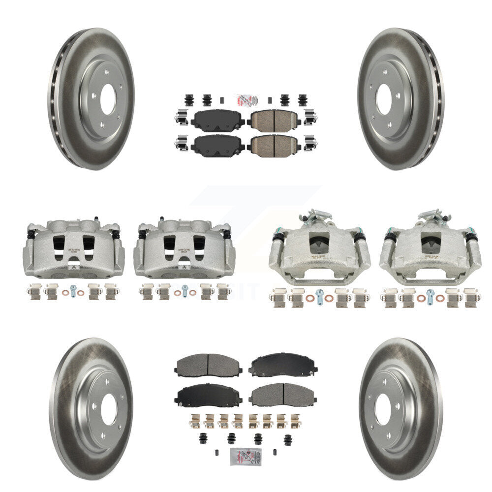 Transit Auto KCG-102414N Disc Brake Kit for 2019-2020 Dodge Grand Caravan - Front and Rear product image