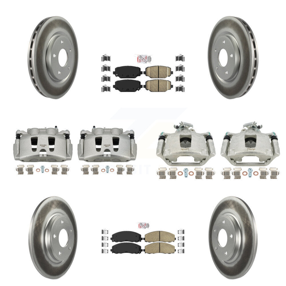 Transit Auto KCG-102418N Disc Brake Kit for 2019-2020 Dodge Grand Caravan - Front and Rear product image