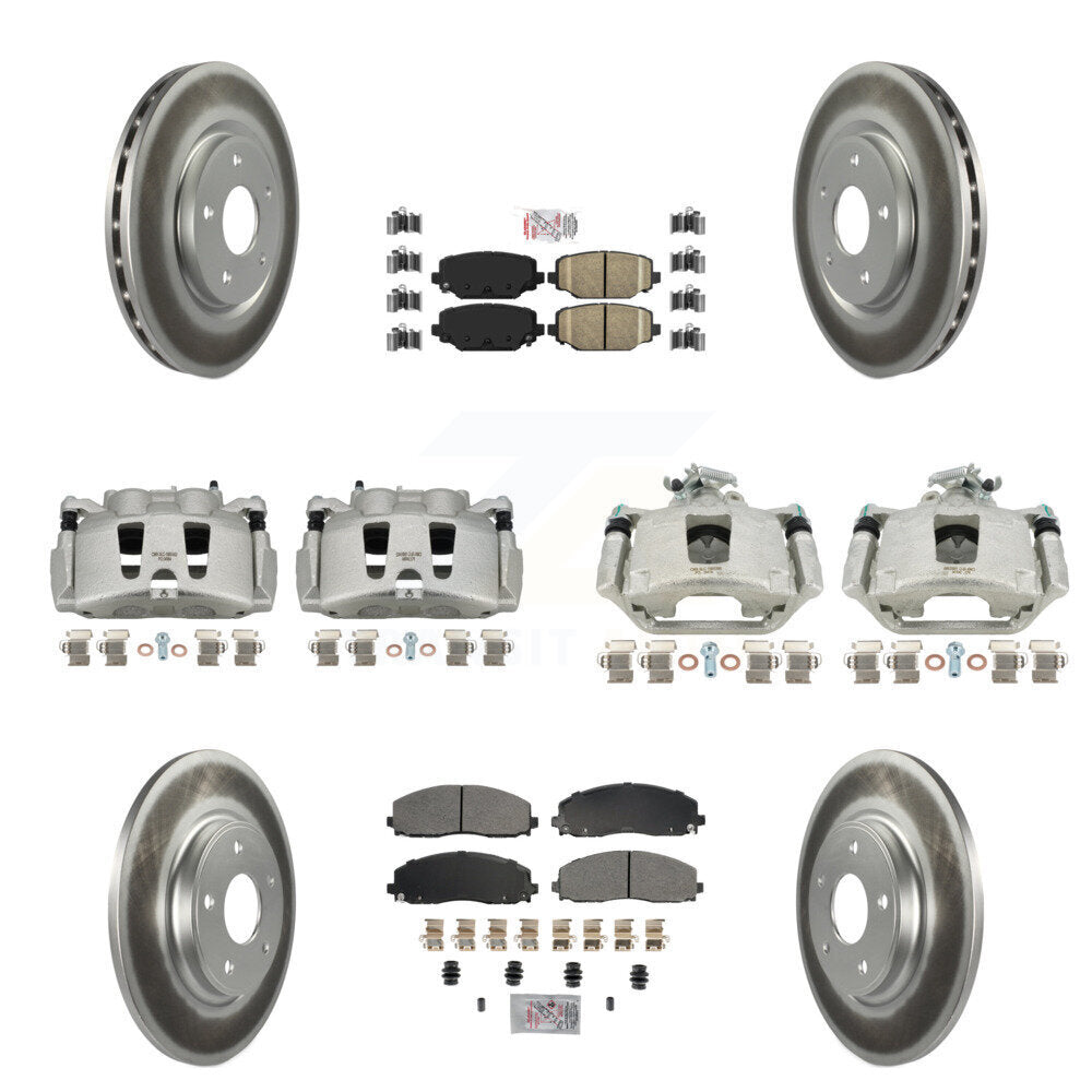 Transit Auto KCG-102420N Disc Brake Kit for 2019-2020 Dodge Grand Caravan - Front and Rear product image