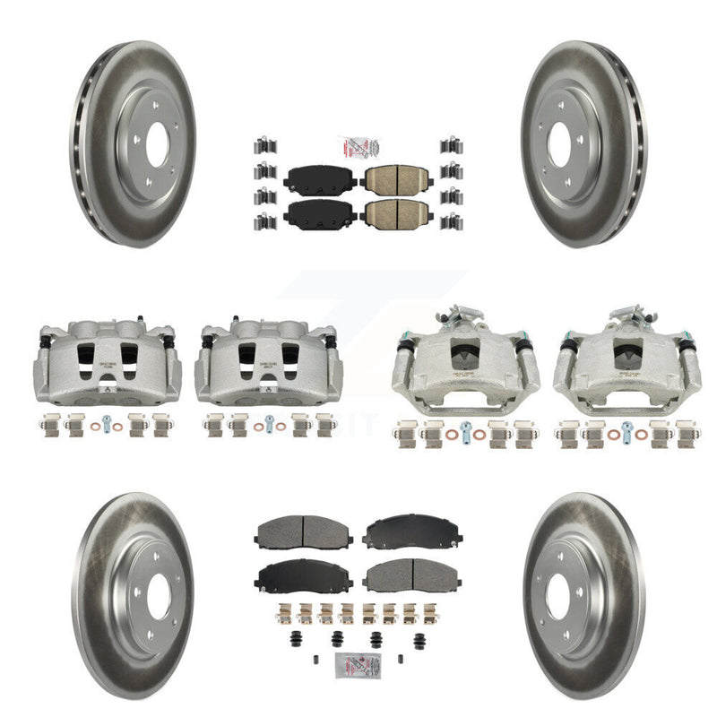 Transit Auto KCG-102420N Disc Brake Kit for 2019-2020 Dodge Grand Caravan - Front and Rear product image