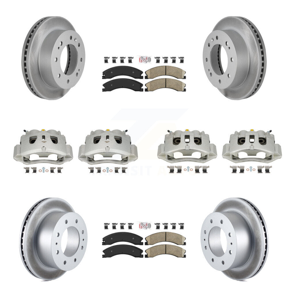 Transit Auto KCG-102432N Disc Brake Kit for 2011-2019 Chevrolet Suburban 3500 HD, Chevrolet Silverado 2500 HD, Chevrolet Silverado 3500 HD & more - Front and Rear product image