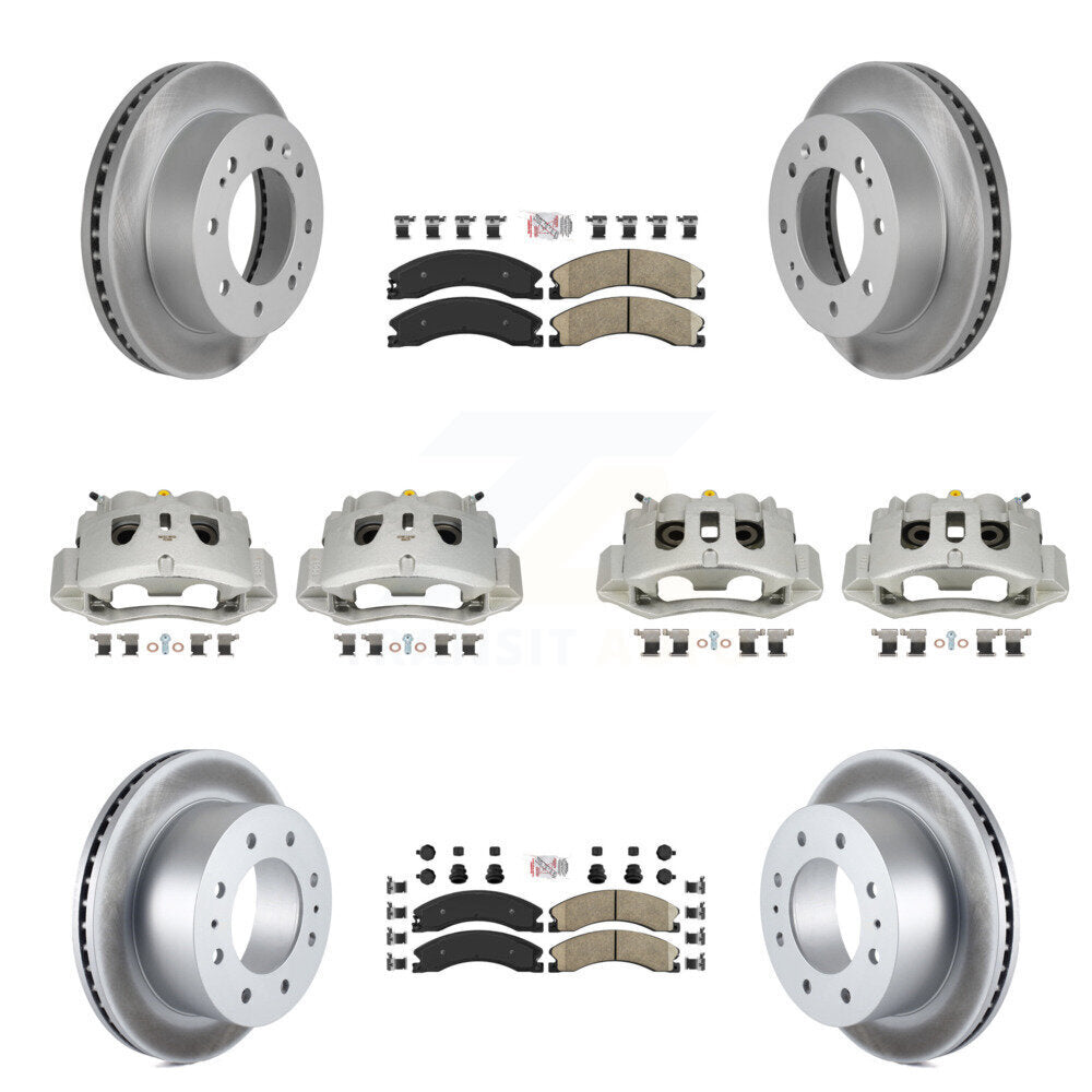Transit Auto KCG-102434N Disc Brake Kit for 2011-2019 Chevrolet Suburban 3500 HD, Chevrolet Silverado 2500 HD, Chevrolet Silverado 3500 HD & more - Front and Rear product image