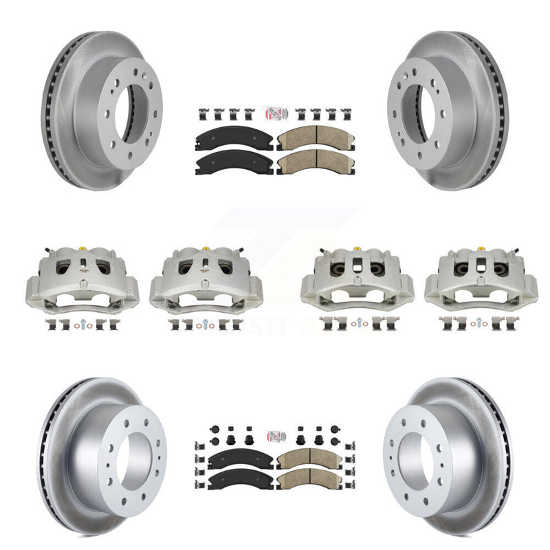 Transit Auto KCG-102434N Disc Brake Kit for 2011-2019 Chevrolet Suburban 3500 HD, Chevrolet Silverado 2500 HD, Chevrolet Silverado 3500 HD & more - Front and Rear product image