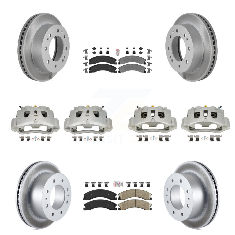Transit Auto KCG-102435N Disc Brake Kit for 2011-2019 Chevrolet Suburban 3500 HD, Chevrolet Silverado 2500 HD, Chevrolet Silverado 3500 HD & more - Front and Rear product image