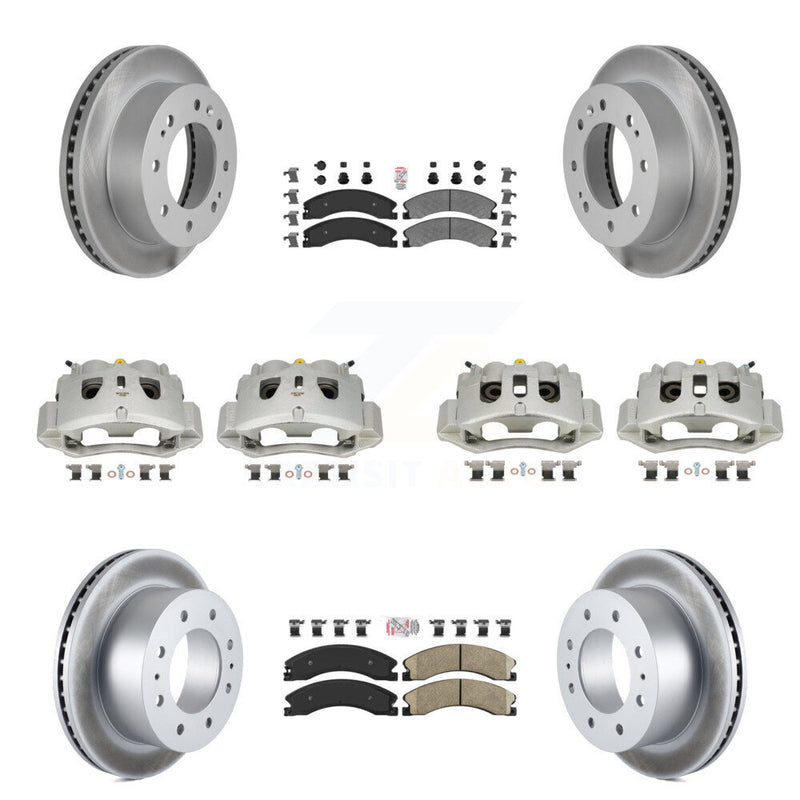 Transit Auto KCG-102435N Disc Brake Kit for 2011-2019 Chevrolet Suburban 3500 HD, Chevrolet Silverado 2500 HD, Chevrolet Silverado 3500 HD & more - Front and Rear product image