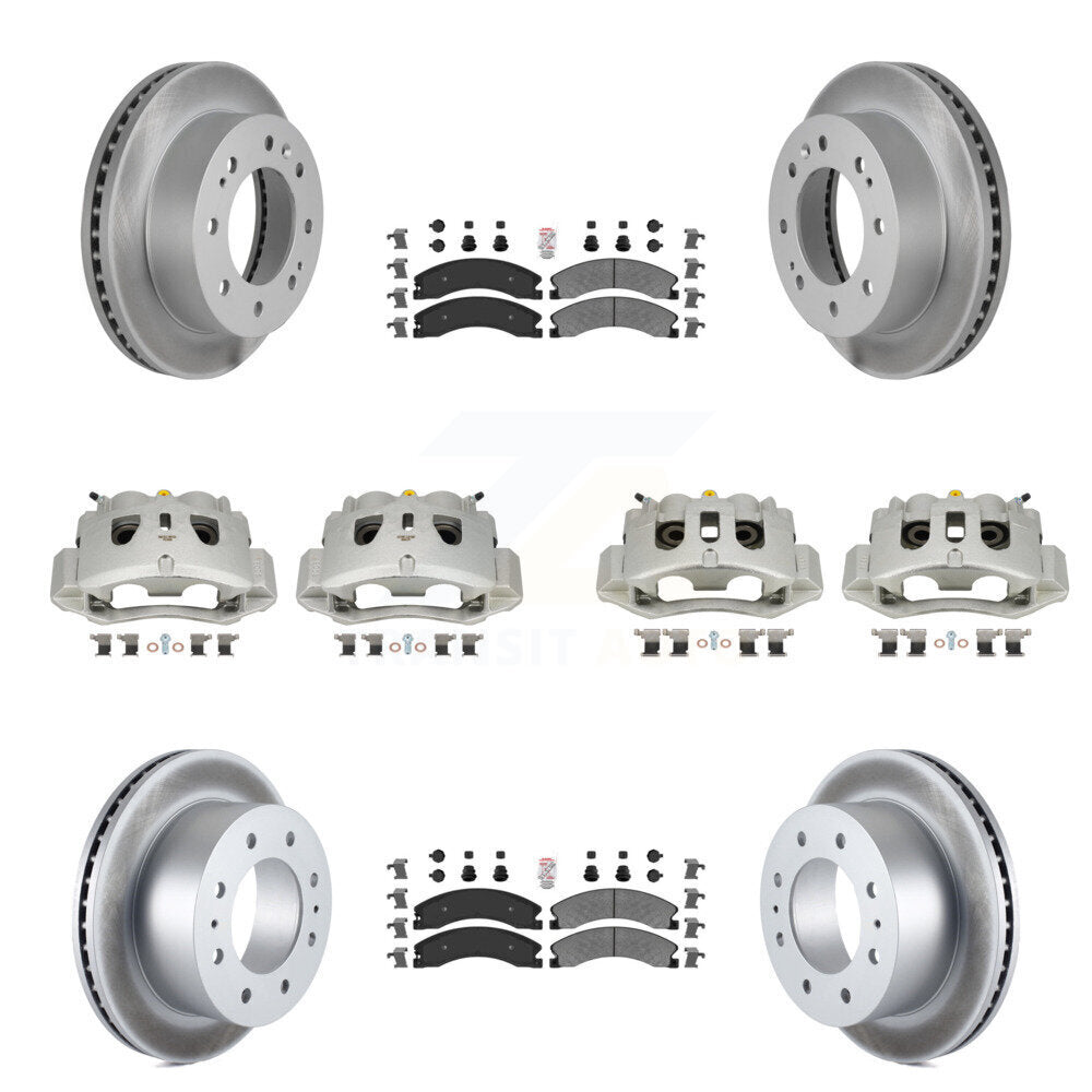 Transit Auto KCG-102436N Disc Brake Kit for 2011-2019 Chevrolet Suburban 3500 HD, Chevrolet Silverado 2500 HD, Chevrolet Silverado 3500 HD & more - Front and Rear product image