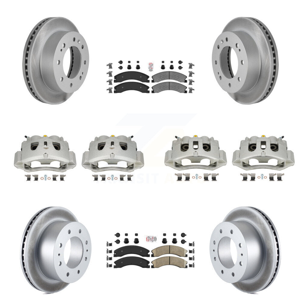 Transit Auto KCG-102437N Disc Brake Kit for 2011-2019 Chevrolet Suburban 3500 HD, Chevrolet Silverado 2500 HD, Chevrolet Silverado 3500 HD & more - Front and Rear product image