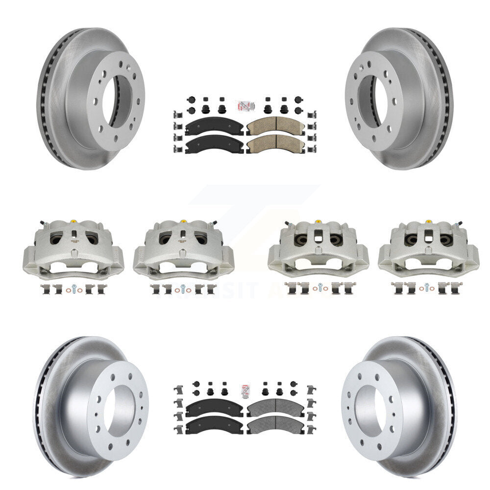 Transit Auto KCG-102439N Disc Brake Kit for 2011-2019 Chevrolet Suburban 3500 HD, Chevrolet Silverado 2500 HD, Chevrolet Silverado 3500 HD & more - Front and Rear product image