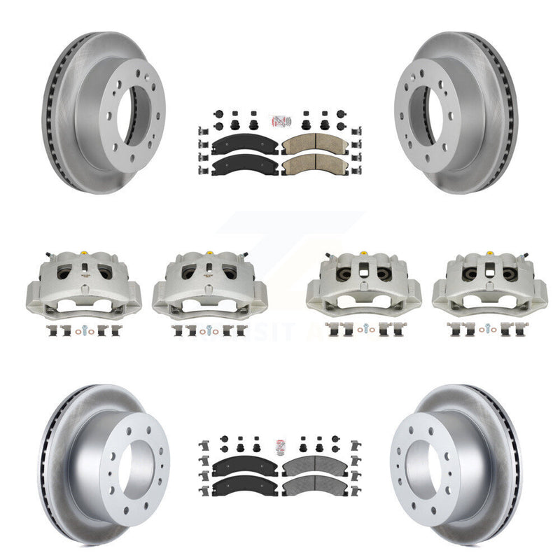 Transit Auto KCG-102439N Disc Brake Kit for 2011-2019 Chevrolet Suburban 3500 HD, Chevrolet Silverado 2500 HD, Chevrolet Silverado 3500 HD & more - Front and Rear product image