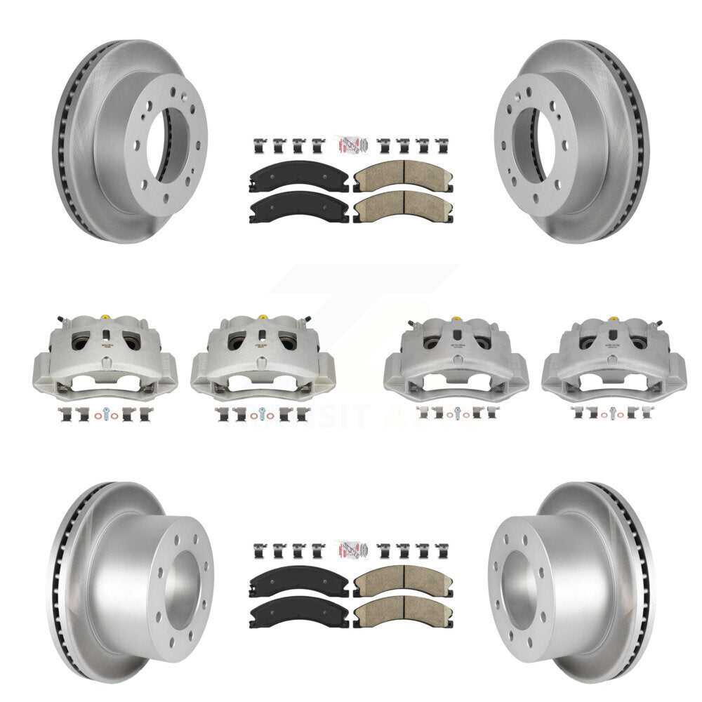 Transit Auto KCG-102441N Disc Brake Kit for 2011-2019 Chevrolet Silverado 3500 HD, GMC Sierra 3500 HD - Front and Rear product image