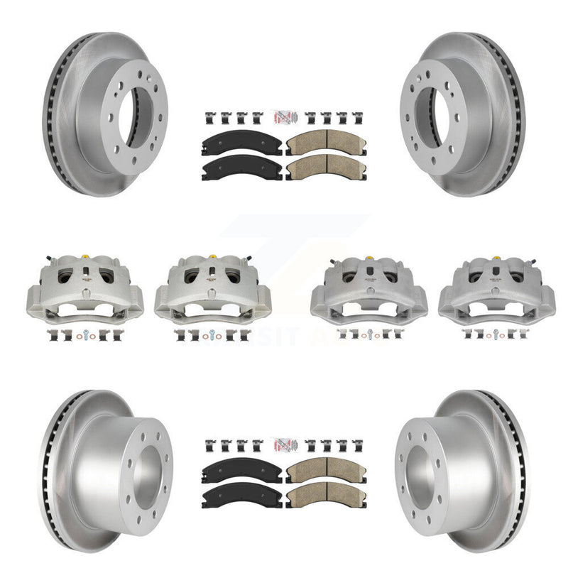 Transit Auto KCG-102441N Disc Brake Kit for 2011-2019 Chevrolet Silverado 3500 HD, GMC Sierra 3500 HD - Front and Rear product image