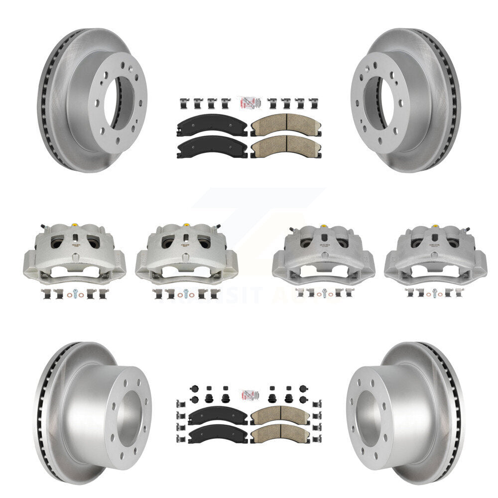 Transit Auto KCG-102443N Disc Brake Kit for 2011-2019 Chevrolet Silverado 3500 HD, GMC Sierra 3500 HD - Front and Rear product image