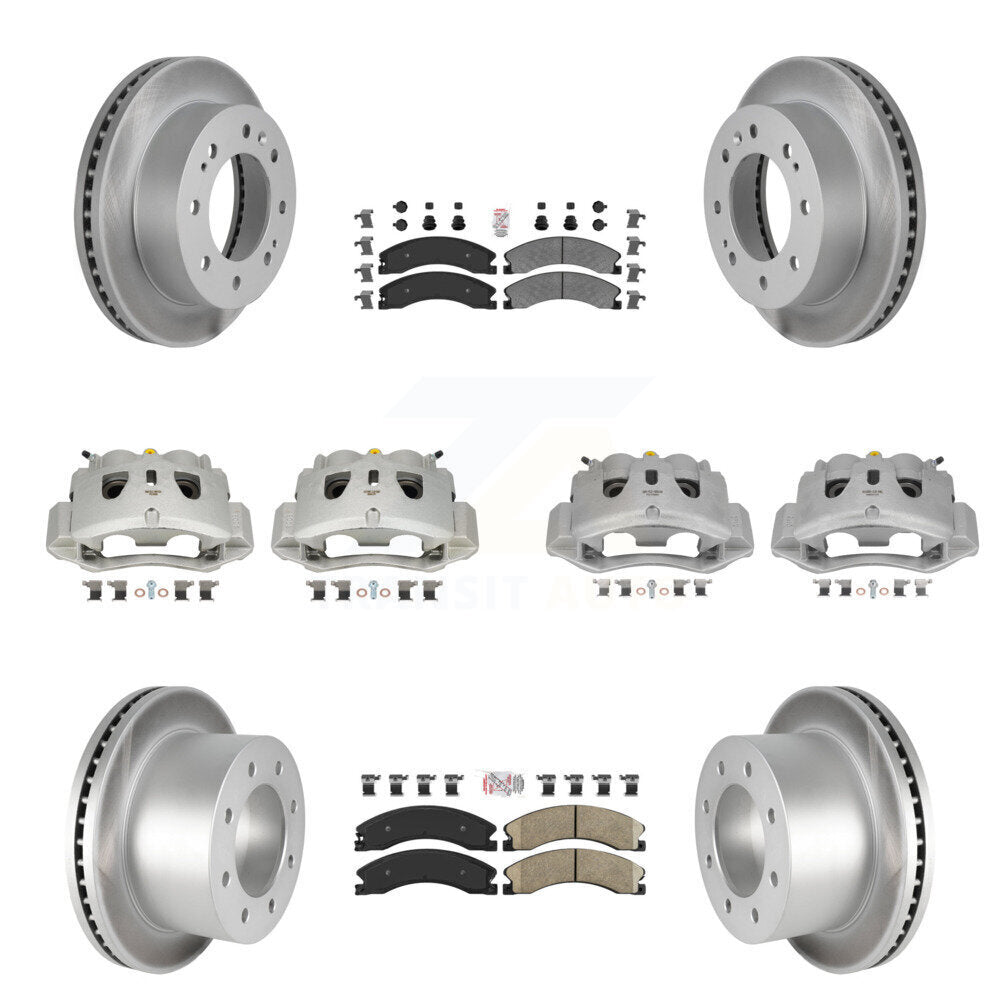Transit Auto KCG-102444N Disc Brake Kit for 2011-2019 Chevrolet Silverado 3500 HD, GMC Sierra 3500 HD - Front and Rear product image