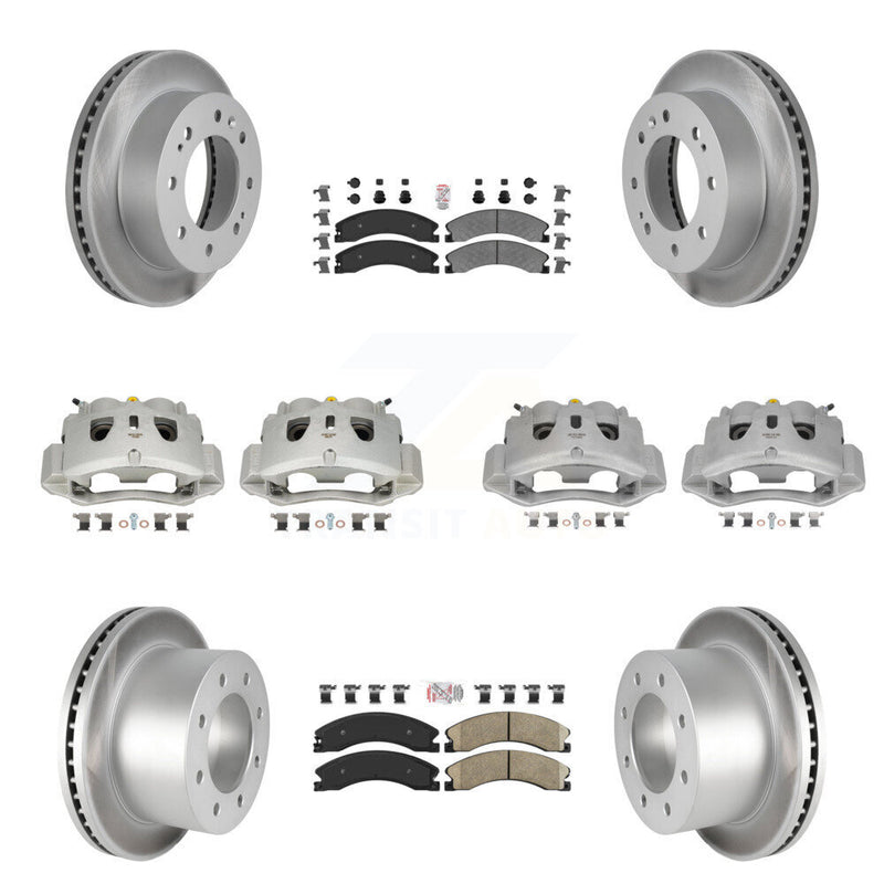 Transit Auto KCG-102444N Disc Brake Kit for 2011-2019 Chevrolet Silverado 3500 HD, GMC Sierra 3500 HD - Front and Rear product image