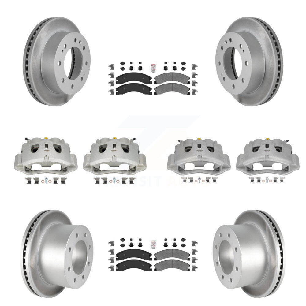 Transit Auto KCG-102445N Disc Brake Kit for 2011-2019 Chevrolet Silverado 3500 HD, GMC Sierra 3500 HD - Front and Rear product image