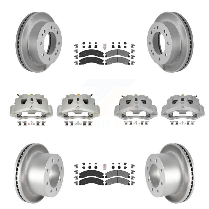 Transit Auto KCG-102445N Disc Brake Kit for 2011-2019 Chevrolet Silverado 3500 HD, GMC Sierra 3500 HD - Front and Rear product image