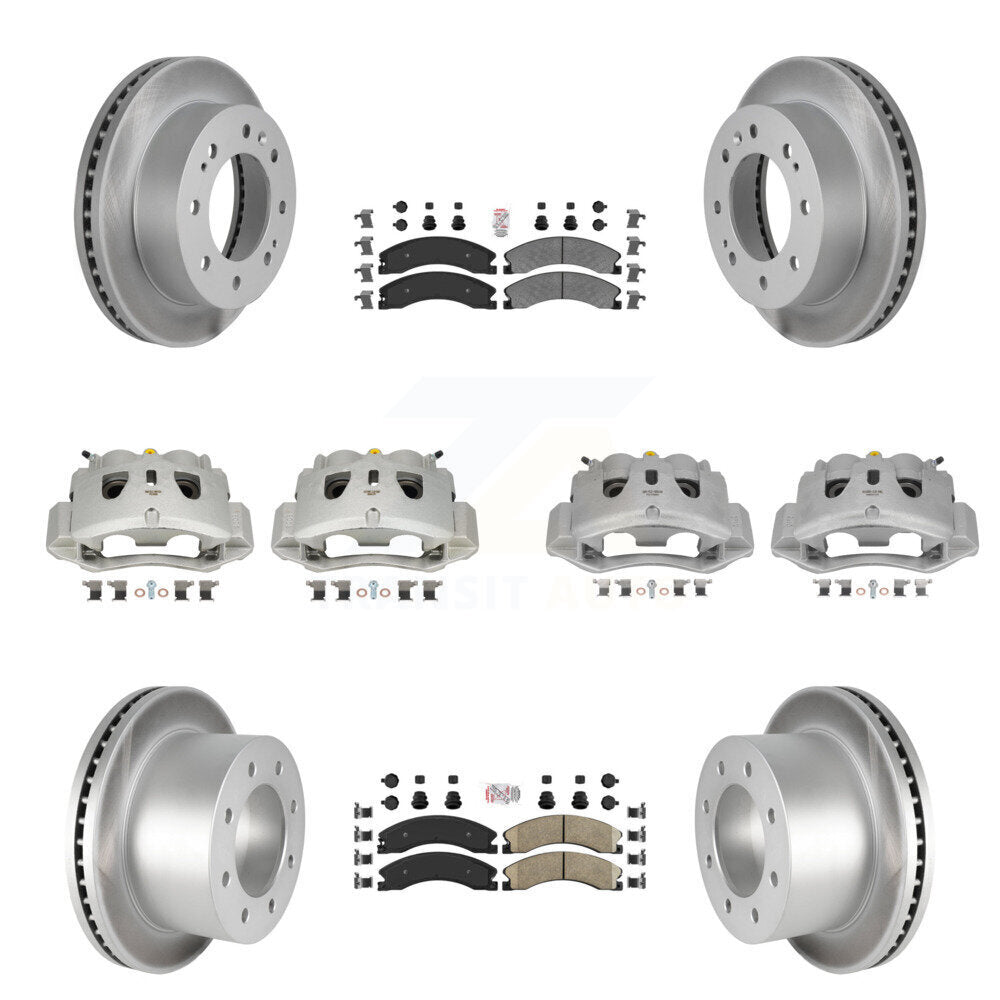 Transit Auto KCG-102446N Disc Brake Kit for 2011-2019 Chevrolet Silverado 3500 HD, GMC Sierra 3500 HD - Front and Rear product image