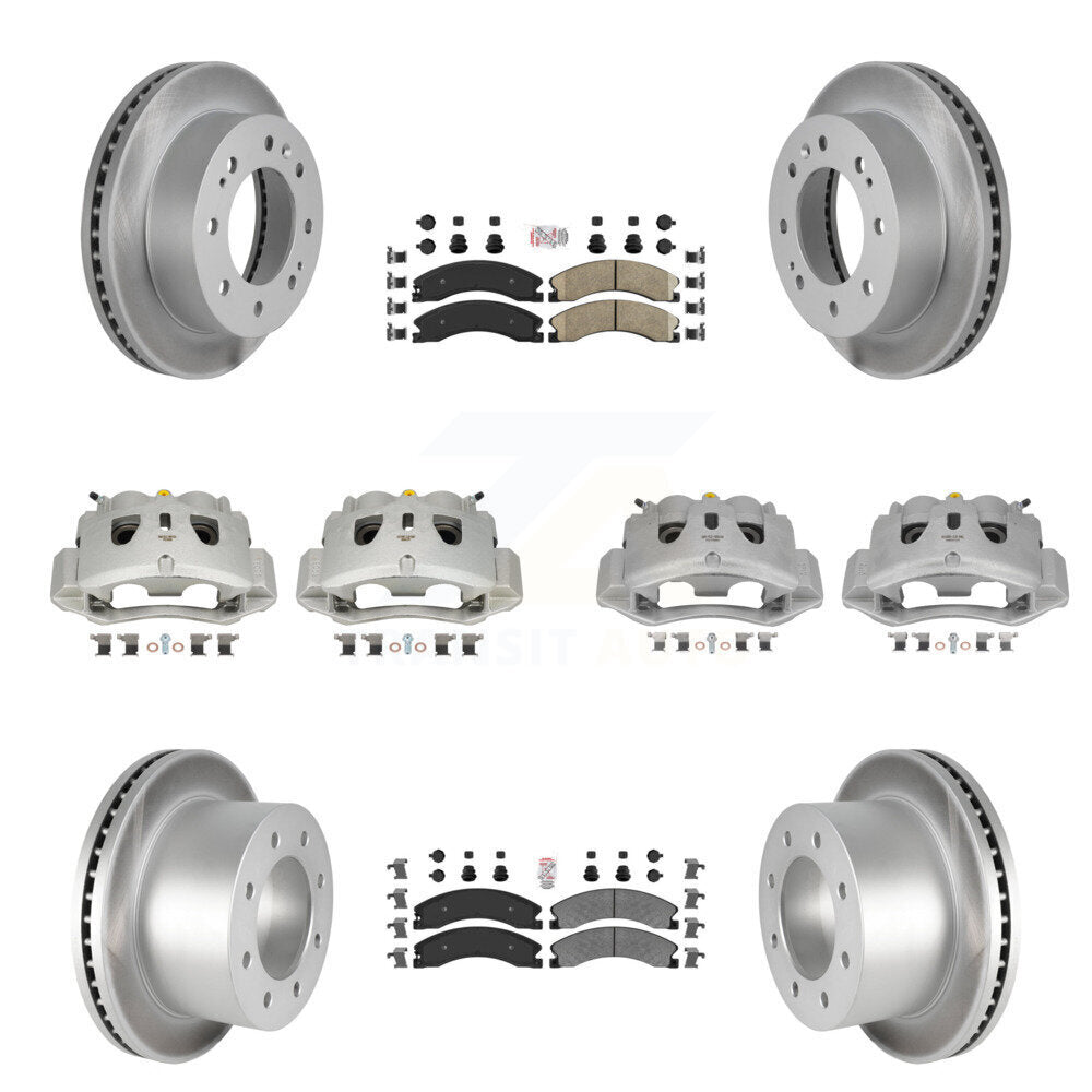 Transit Auto KCG-102448N Disc Brake Kit for 2011-2019 Chevrolet Silverado 3500 HD, GMC Sierra 3500 HD - Front and Rear product image