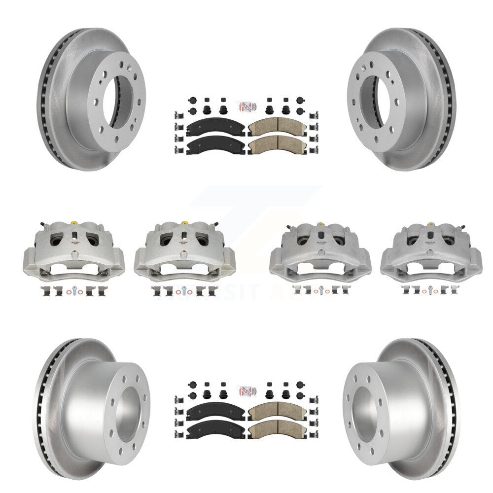 Transit Auto KCG-102449N Disc Brake Kit for 2011-2019 Chevrolet Silverado 3500 HD, GMC Sierra 3500 HD - Front and Rear product image