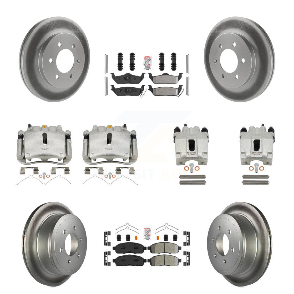 Transit Auto KCG-102457N Disc Brake Kit for 2004-2008 Lincoln Mark LT, Ford F-150 - Front and Rear product image