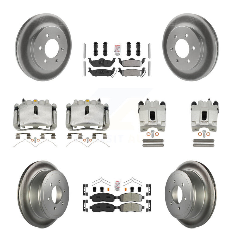 Transit Auto KCG-102457N Disc Brake Kit for 2004-2008 Lincoln Mark LT, Ford F-150 - Front and Rear product image