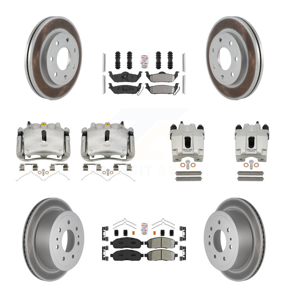 Transit Auto KCG-102458N Disc Brake Kit for 2004-2008 Lincoln Mark LT, Ford F-150 - Front and Rear product image