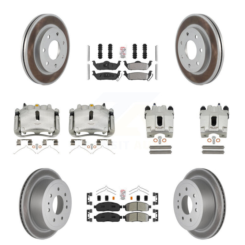 Transit Auto KCG-102458N Disc Brake Kit for 2004-2008 Lincoln Mark LT, Ford F-150 - Front and Rear product image