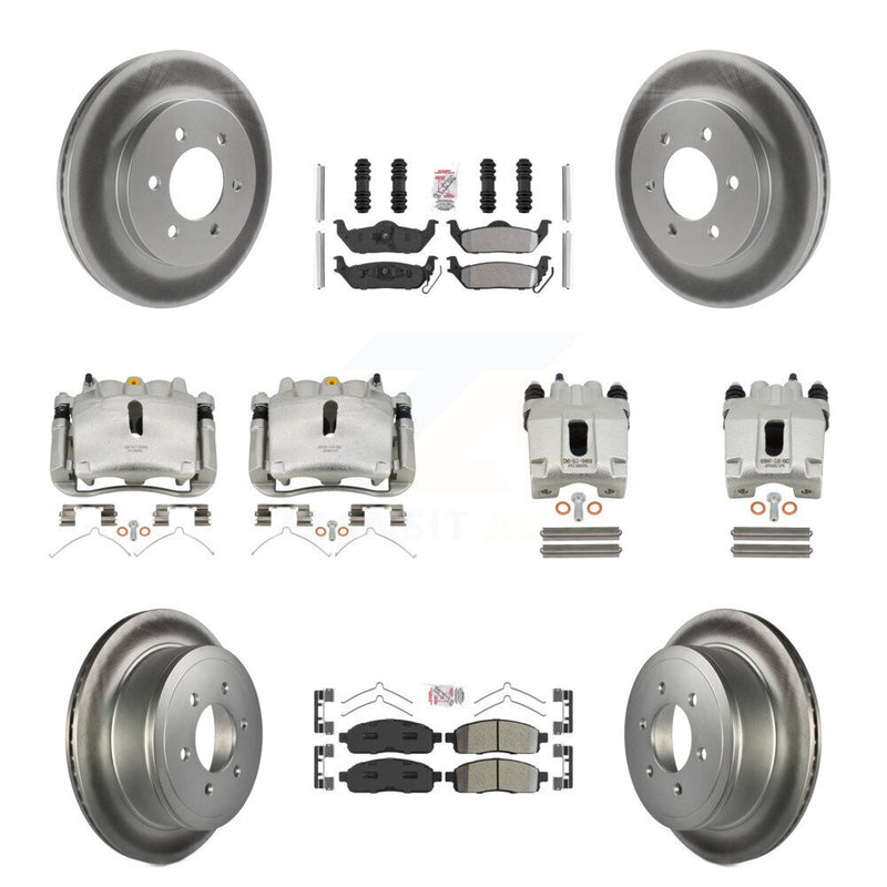 Transit Auto KCG-102460N Disc Brake Kit for 2004-2008 Lincoln Mark LT, Ford F-150 - Front and Rear product image