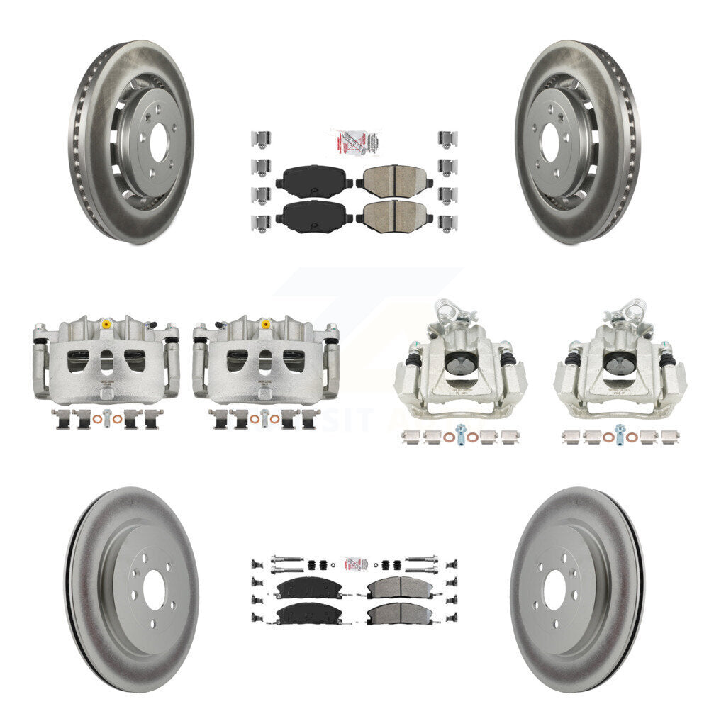 Transit Auto KCG-102481N Disc Brake Kit for 2016 Lincoln MKS - Front and Rear product image
