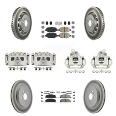 Transit Auto KCG-102484N Disc Brake Kit for 2016 Lincoln MKS - Front and Rear product image