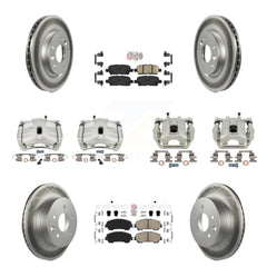 Transit Auto KCG-102486N Disc Brake Kit for 2014-2022 Nissan Rogue, Nissan Rogue Sport - Front and Rear product image