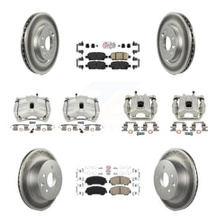Transit Auto KCG-102491N Disc Brake Kit for 2014-2022 Nissan Rogue, Nissan Rogue Sport - Front and Rear product image