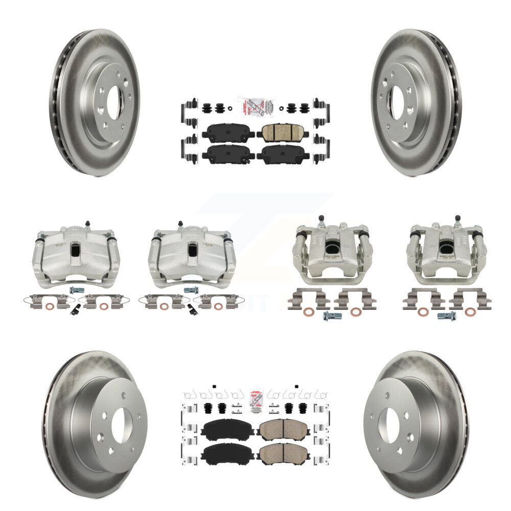 Transit Auto KCG-102492N Disc Brake Kit for 2014-2022 Nissan Rogue, Nissan Rogue Sport - Front and Rear product image