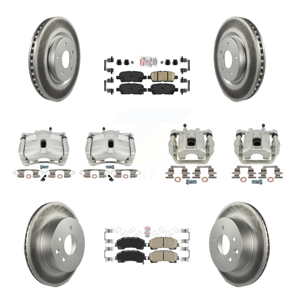 Transit Auto KCG-102496N Disc Brake Kit for 2014-2015 Nissan Rogue - Front and Rear product image