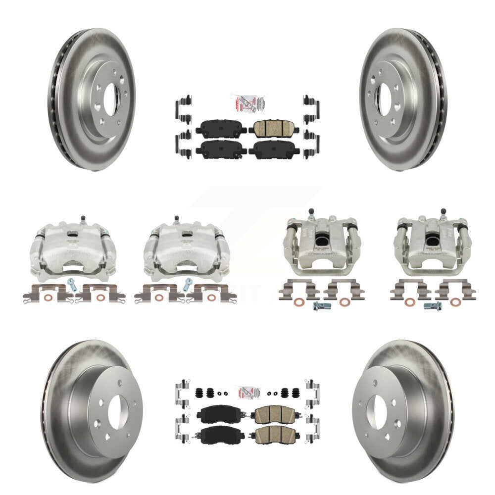 Transit Auto KCG-102497N Disc Brake Kit for 2015-2017 Nissan LEAF - Front and Rear product image