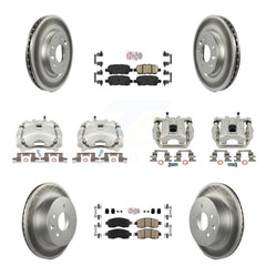 Transit Auto KCG-102497N Disc Brake Kit for 2015-2017 Nissan LEAF - Front and Rear product image