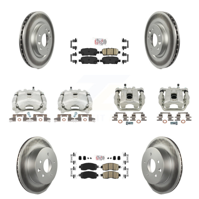Transit Auto KCG-102497N Disc Brake Kit for 2015-2017 Nissan LEAF - Front and Rear product image