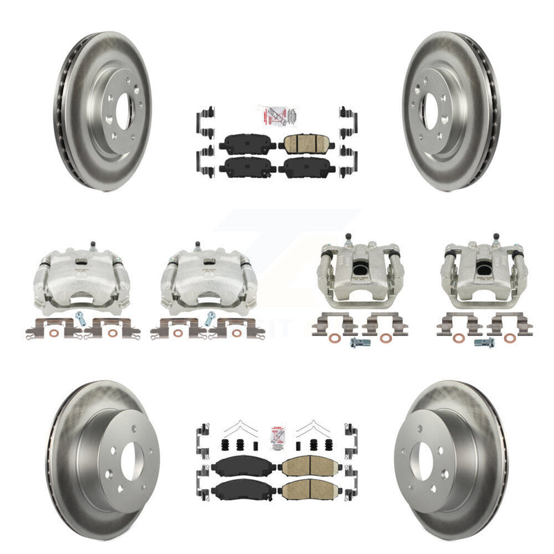 Transit Auto KCG-102499N Disc Brake Kit for 2015 Nissan LEAF - Front and Rear product image
