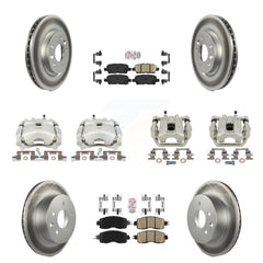 Transit Auto KCG-102500N Disc Brake Kit for 2015-2017 Nissan LEAF - Front and Rear product image