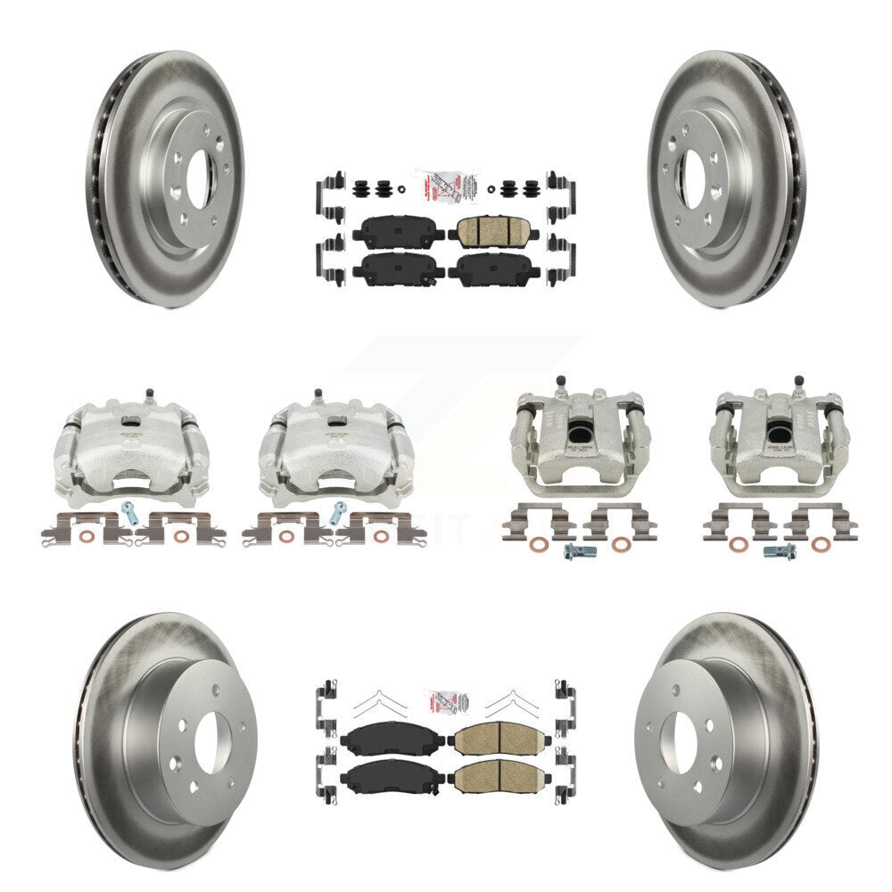 Transit Auto KCG-102502N Disc Brake Kit for 2015 Nissan LEAF - Front and Rear product image